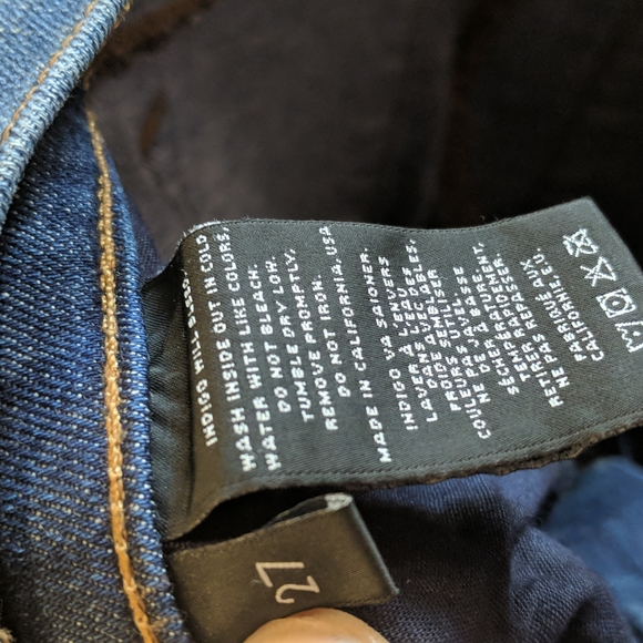 J BRAND Martini Flare jeans cut#15321 Pacifica wash stretch denim 27x36.5L TALL - Picture 13 of 15